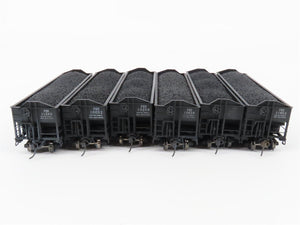 HO Broadway Limited BLI 811 PRR H2a 3-Bay Hoppers 6-Pack w/ Load - Weathered