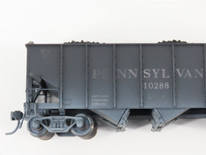 HO Broadway Limited BLI 811 PRR H2a 3-Bay Hoppers 6-Pack w/ Load - Weathered