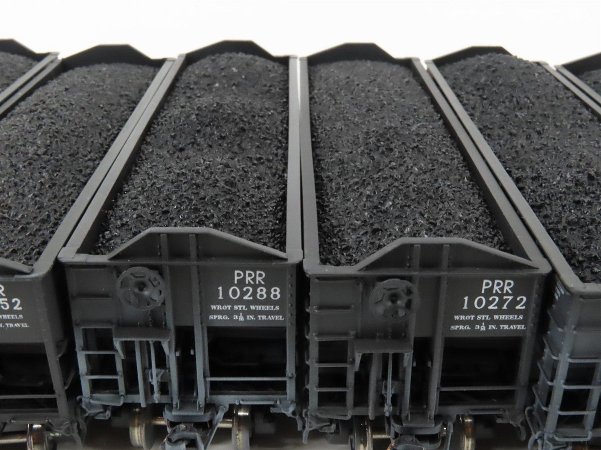 HO Broadway Limited BLI 811 PRR H2a 3-Bay Hoppers 6-Pack w/ Load - Weathered