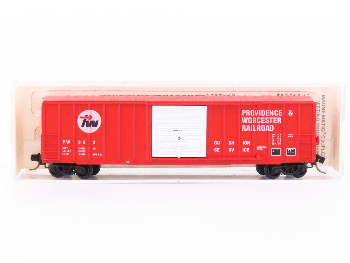 N Scale Kadee Micro-Trains MTL 25030 PW Providence &amp; Worcester 50&#39; Box Car #362