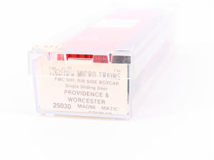 N Scale Kadee Micro-Trains MTL 25030 PW Providence & Worcester 50' Box Car #362