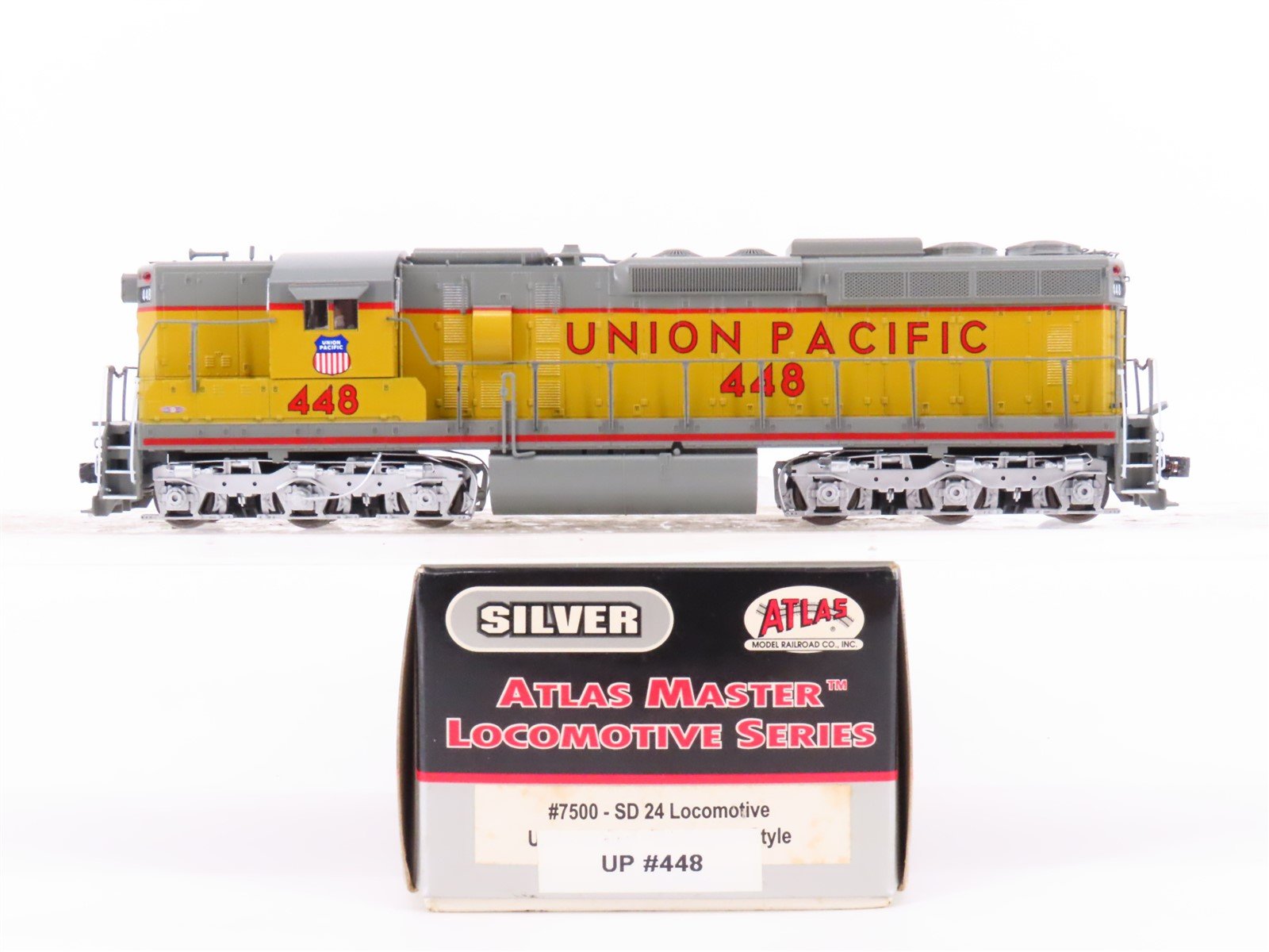 HO Scale Atlas Master 7500 UP Union Pacific SD24 Diesel Loco #448 wDCC Custom