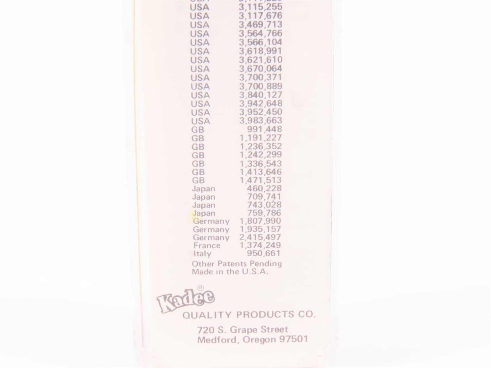 N Scale Kadee Micro-Trains MTL 25012 RBOX Railbox 50' Rib Side Box Car #17771