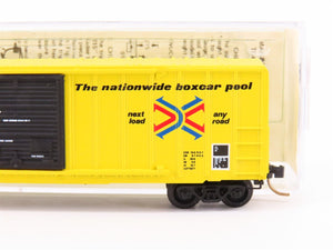 N Scale Kadee Micro-Trains MTL 25012 RBOX Railbox 50' Rib Side Box Car #17715