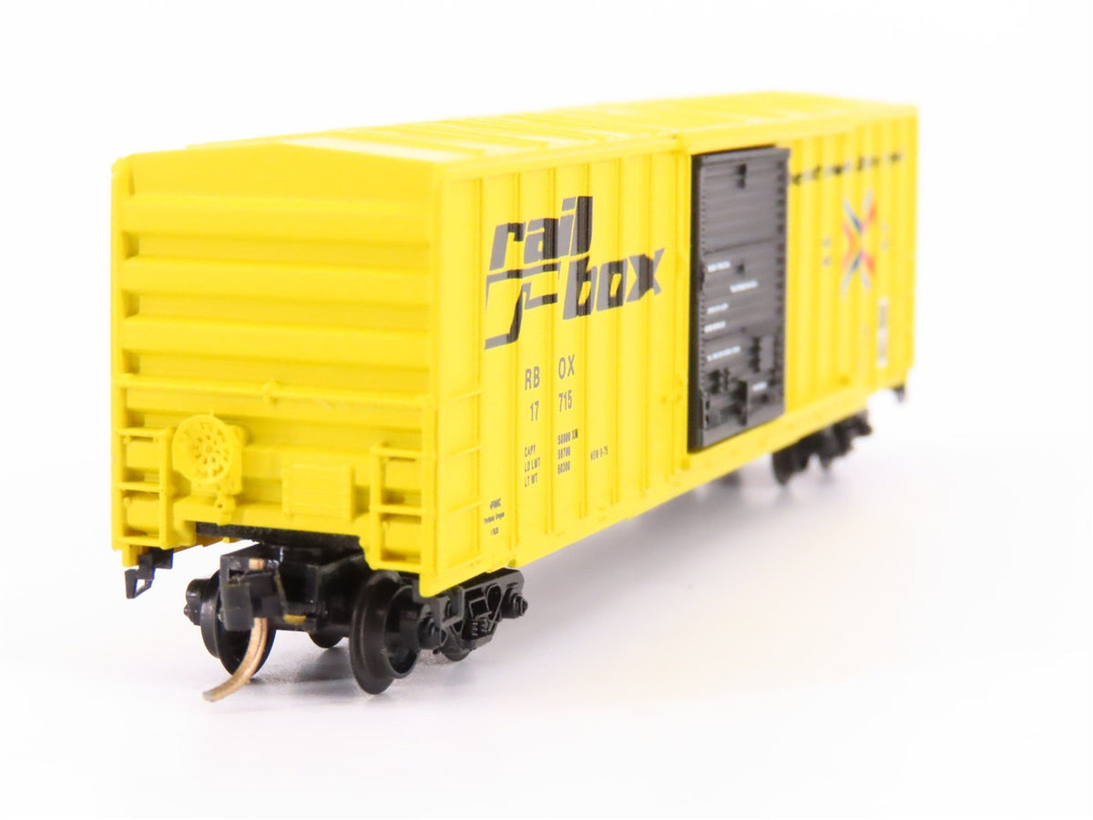N Scale Kadee Micro-Trains MTL 25012 RBOX Railbox 50&#39; Rib Side Box Car #17715