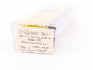 N Scale Kadee Micro-Trains MTL 25012 RBOX Railbox 50' Rib Side Box Car #17715