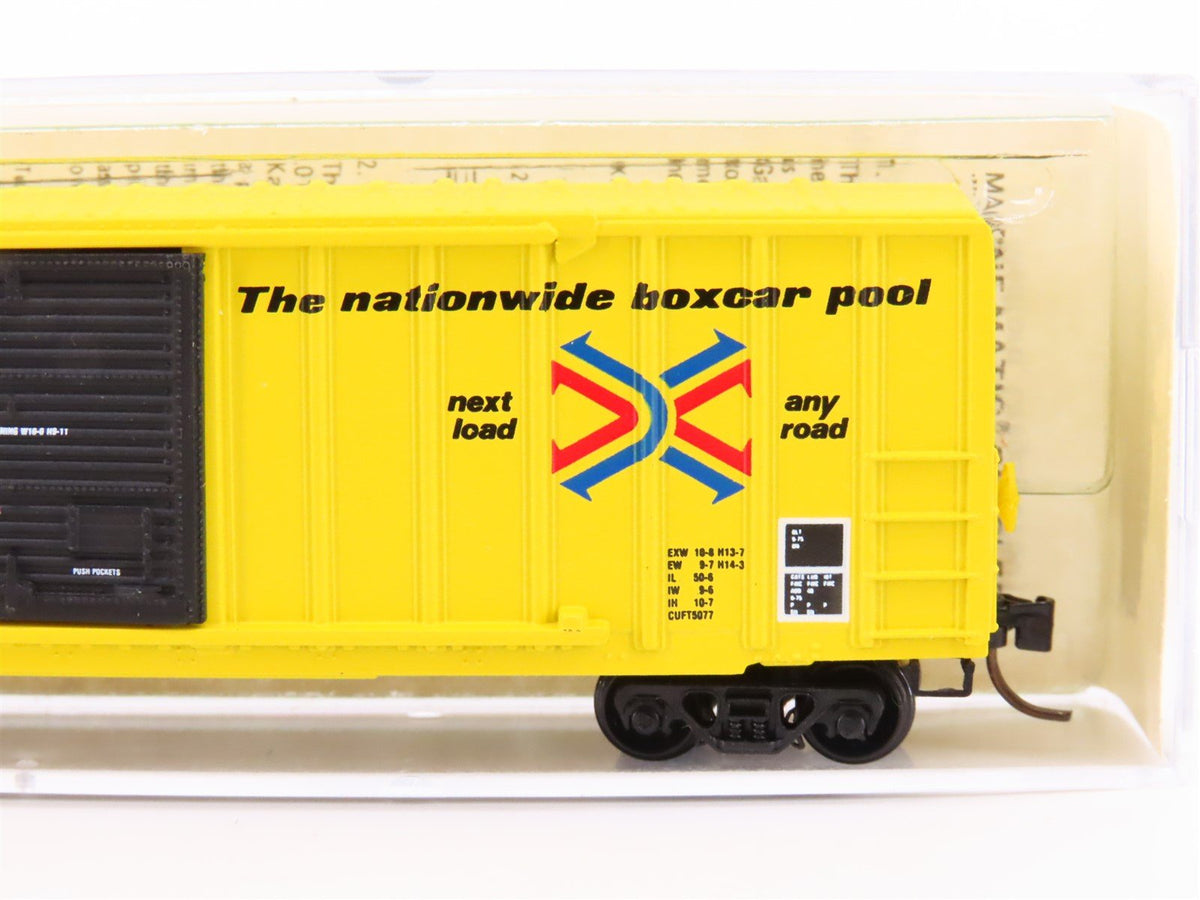 N Scale Kadee Micro-Trains MTL 25012 RBOX Railbox 50&#39; Rib Side Box Car #17715