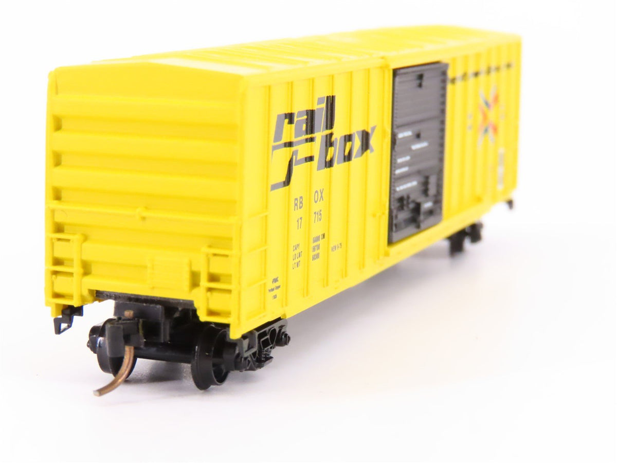 N Scale Kadee Micro-Trains MTL 25012 RBOX Railbox 50&#39; Rib Side Box Car #17715