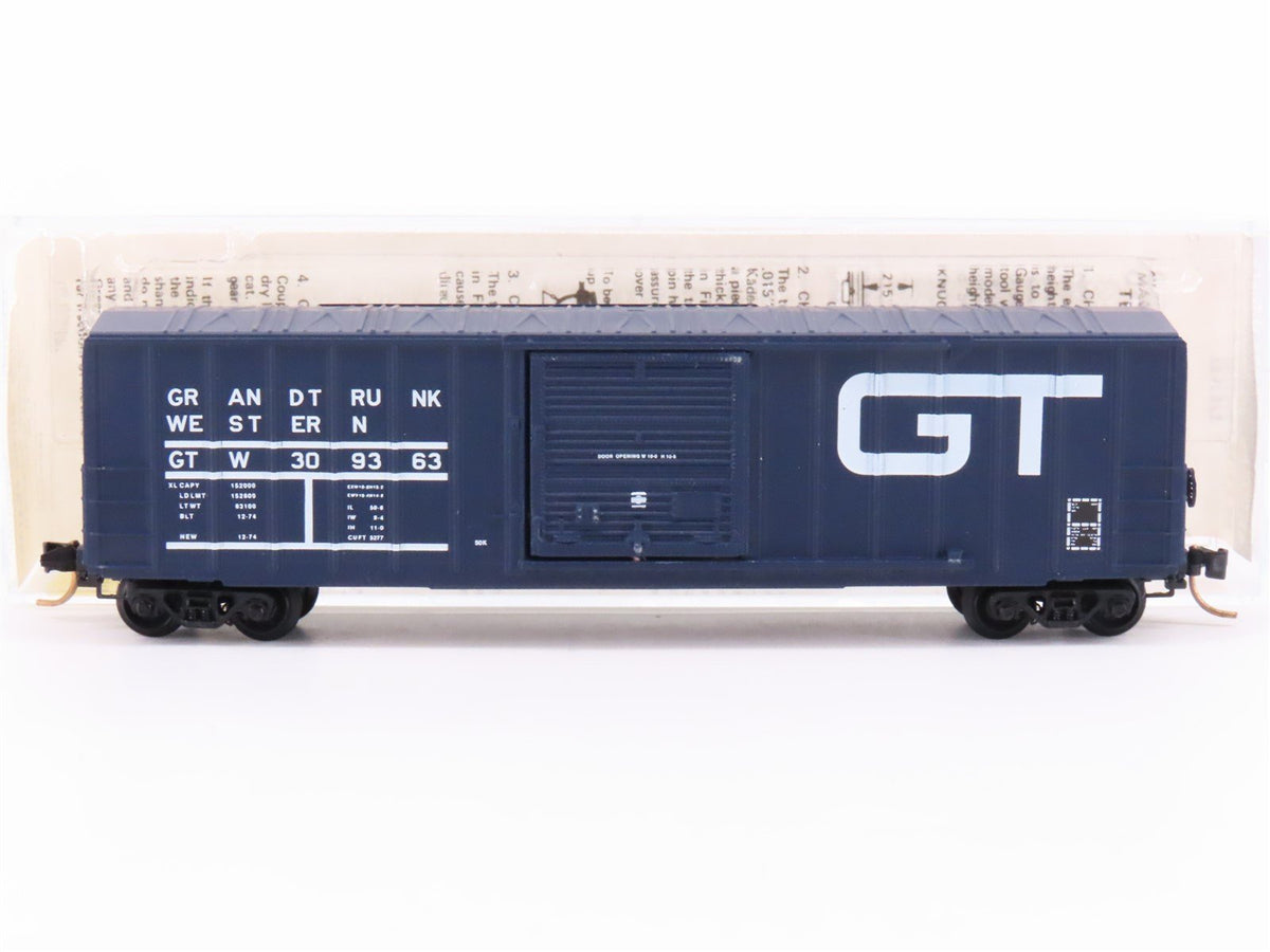 N Scale Kadee Micro-Trains MTL 25390 GTW Grand Trunk Western 50&#39; Box Car #309363