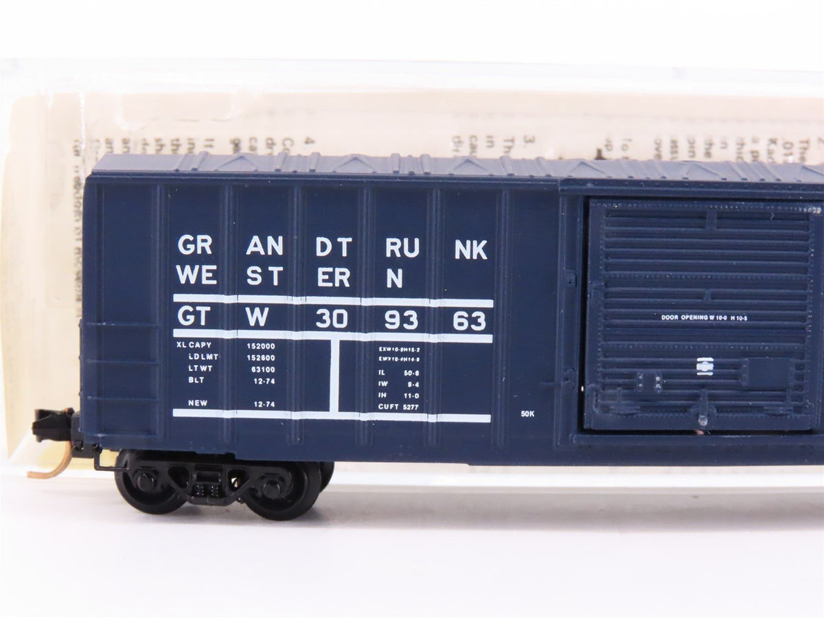 N Scale Kadee Micro-Trains MTL 25390 GTW Grand Trunk Western 50&#39; Box Car #309363