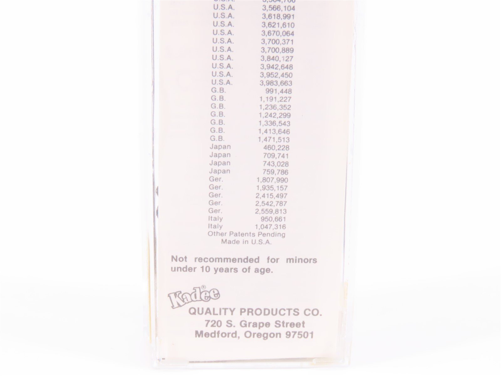 N Scale Kadee Micro-Trains MTL 25390 GTW Grand Trunk Western 50' Box Car #309363