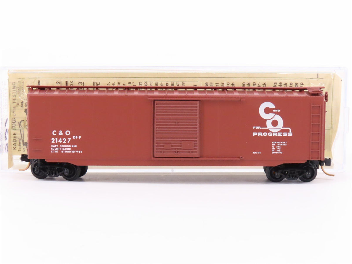 N Scale Kadee Micro-Trains MTL 31080 C&amp;O Chesapeake &amp; Ohio 50&#39; Box Car #21427