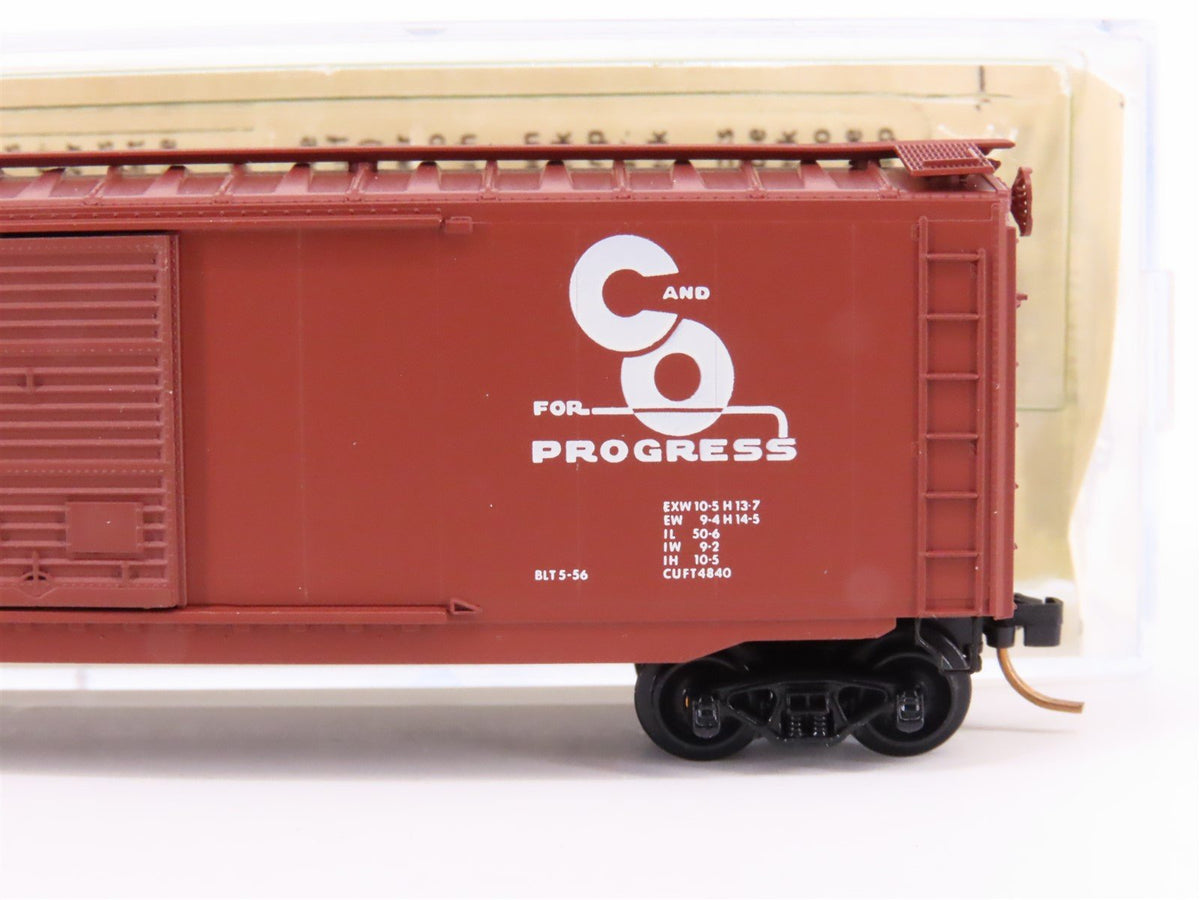 N Scale Kadee Micro-Trains MTL 31080 C&amp;O Chesapeake &amp; Ohio 50&#39; Box Car #21427