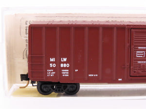 N Scale Kadee Micro-Trains MTL 25310 MILW Milwaukee Road 50' Box Car #50880