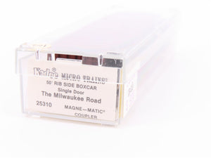 N Scale Kadee Micro-Trains MTL 25310 MILW Milwaukee Road 50' Box Car #50880