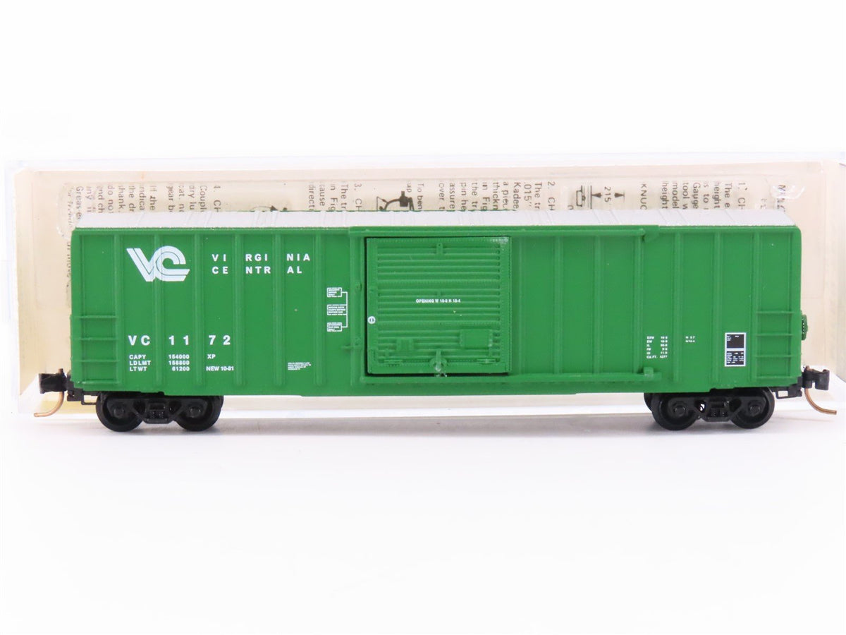 N Scale Kadee Micro-Trains MTL 25360 VC Virginia Central 50&#39; Box Car #1172