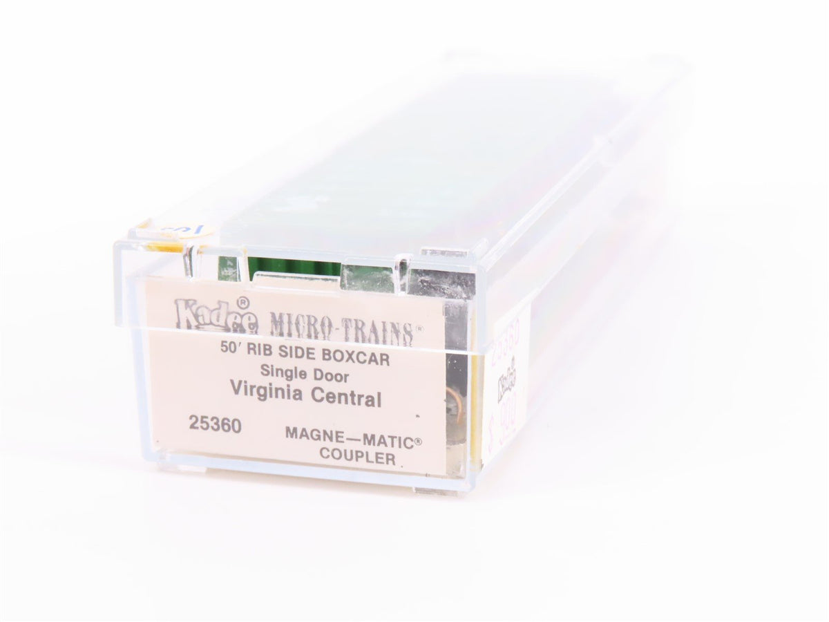 N Scale Kadee Micro-Trains MTL 25360 VC Virginia Central 50&#39; Box Car #1172
