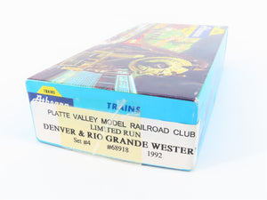 HO Athearn / Platte Valley Kit D&RGW Rio Grande 40' Single-Door Box Car #68918