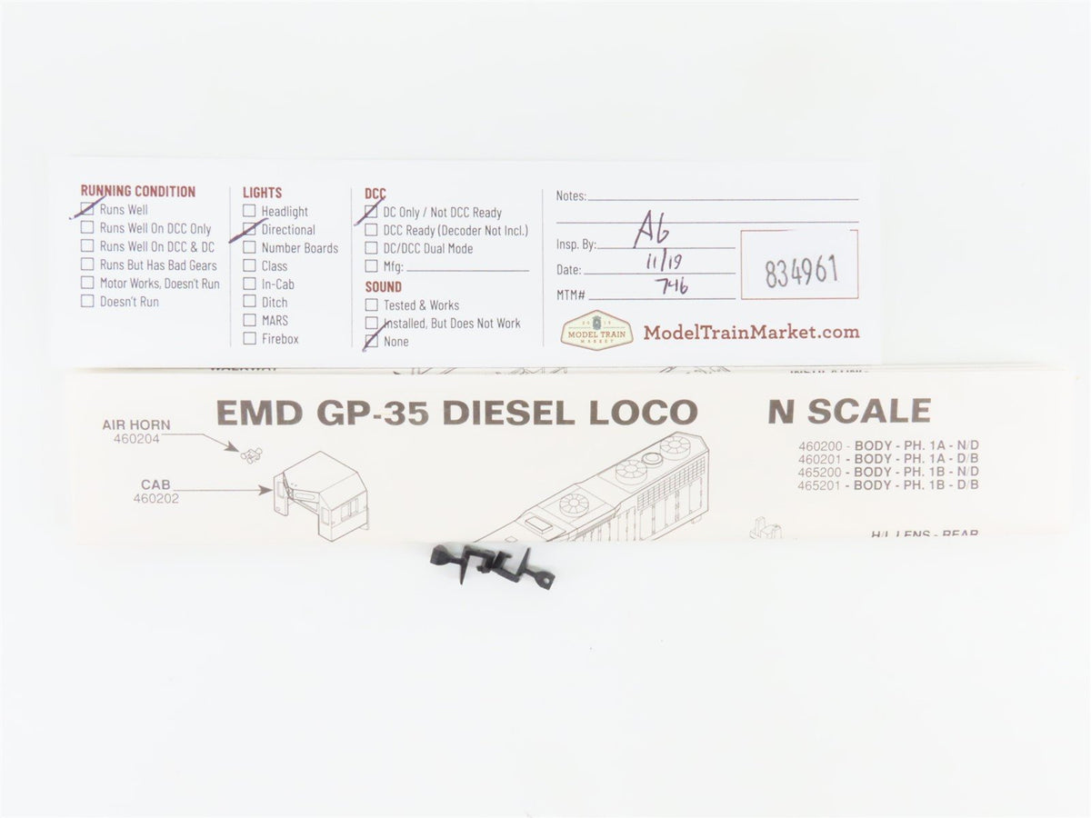 N Scale Atlas 4631 UP Union Pacific GP35 Diesel Locomotive #740