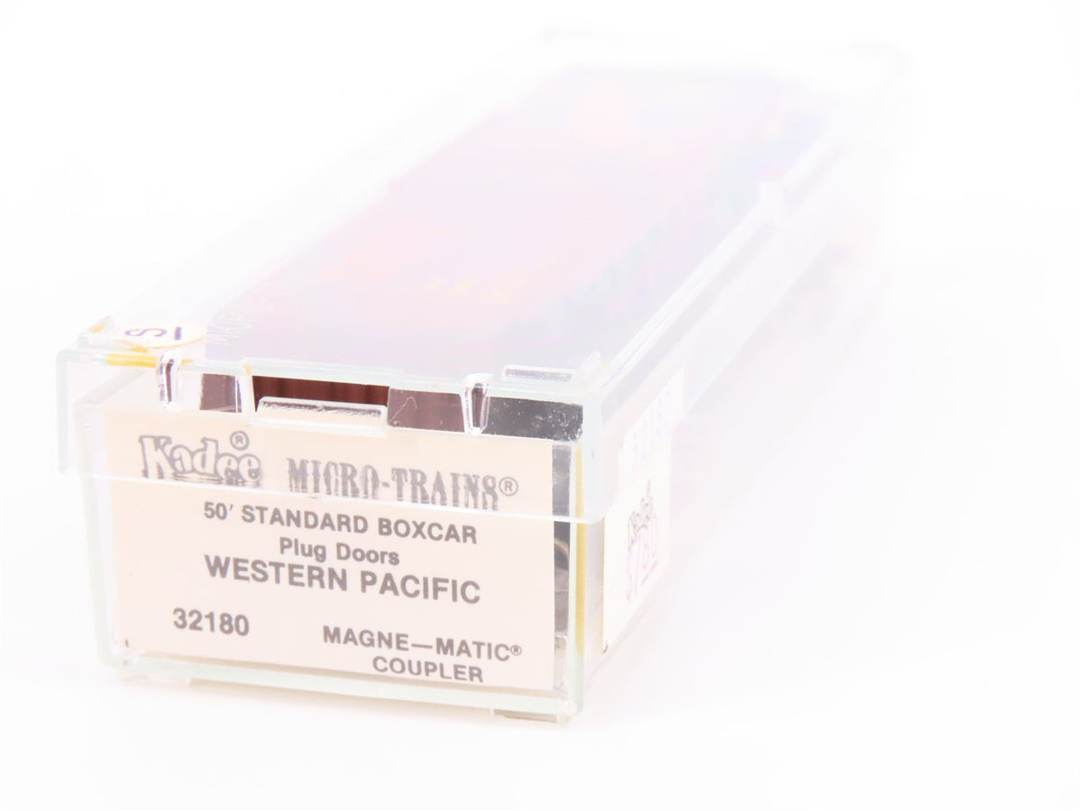 N Kadee Micro-Trains MTL 32180 WP Western Pacific Feather 50&#39; Box Car #55943