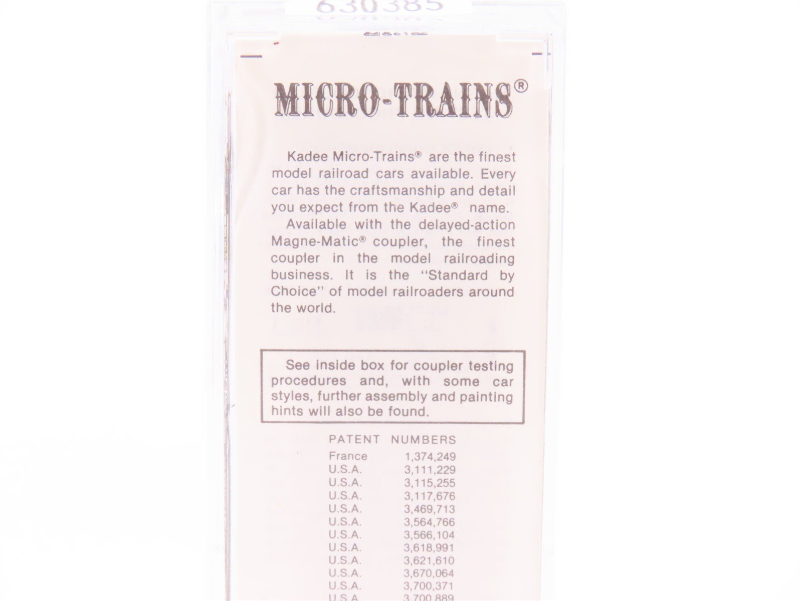 N Kadee Micro-Trains MTL 32150 DTI Detroit Toledo & Ironton 50' Box Car #20275