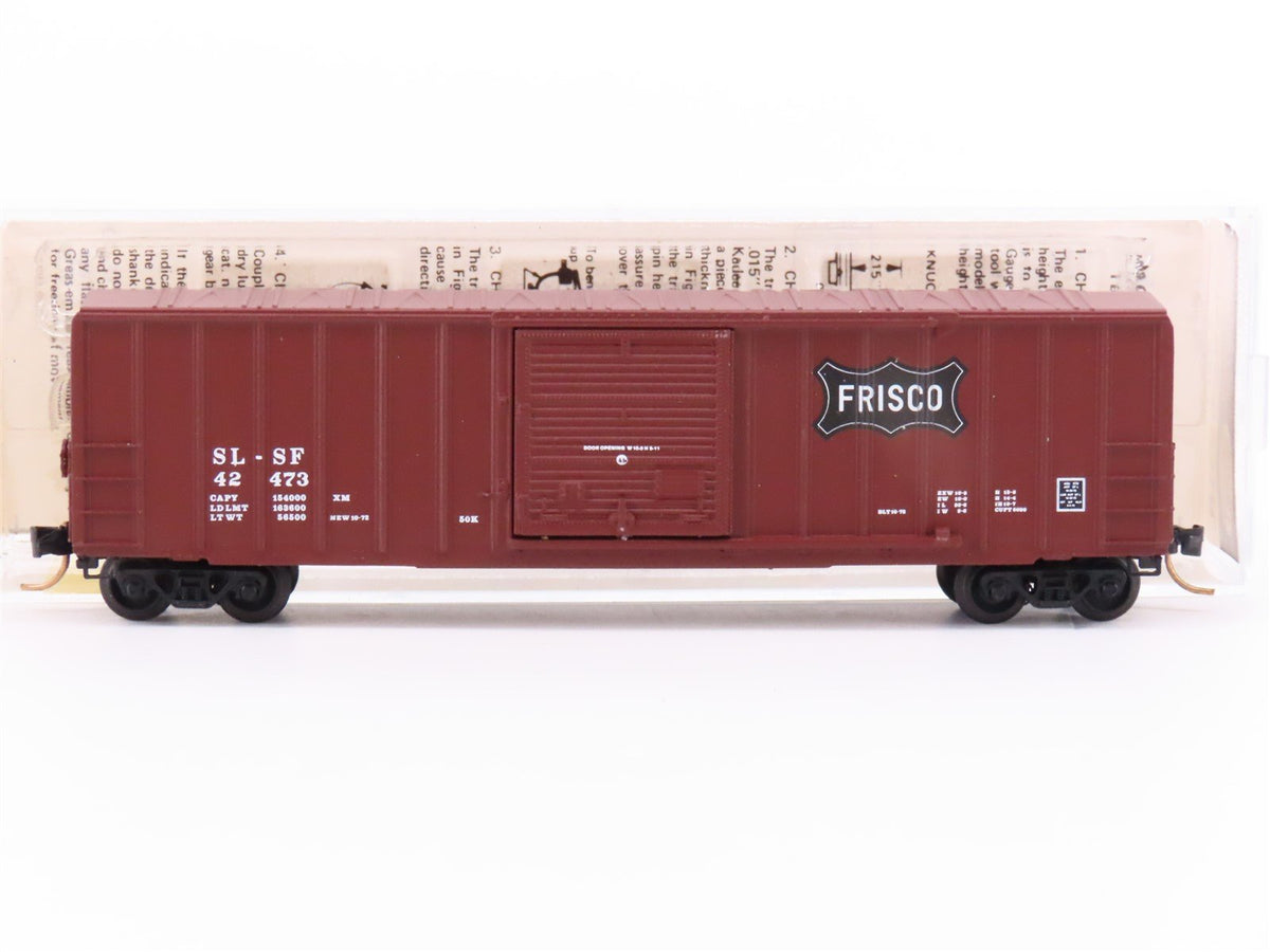 N Scale Kadee Micro-Trains MTL 25270 SL-SF Frisco 50&#39; Single Door Box Car #42473