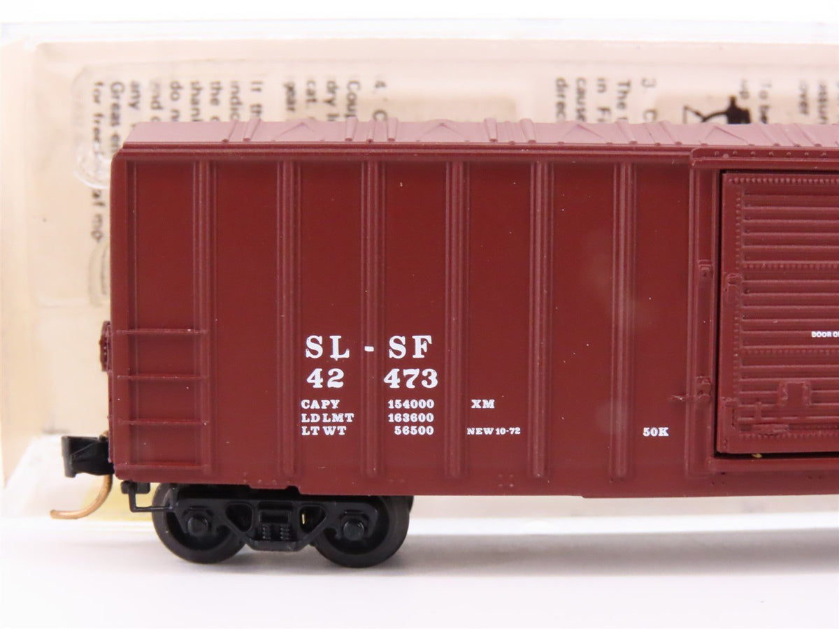 N Scale Kadee Micro-Trains MTL 25270 SL-SF Frisco 50&#39; Single Door Box Car #42473