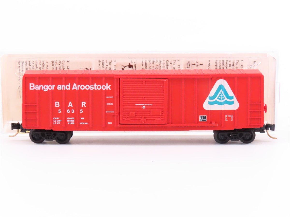 N Scale Kadee Micro-Trains MTL 25260 BAR Bangor &amp; Aroostook 50&#39; Box Car #5635