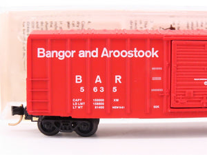 N Scale Kadee Micro-Trains MTL 25260 BAR Bangor & Aroostook 50' Box Car #5635