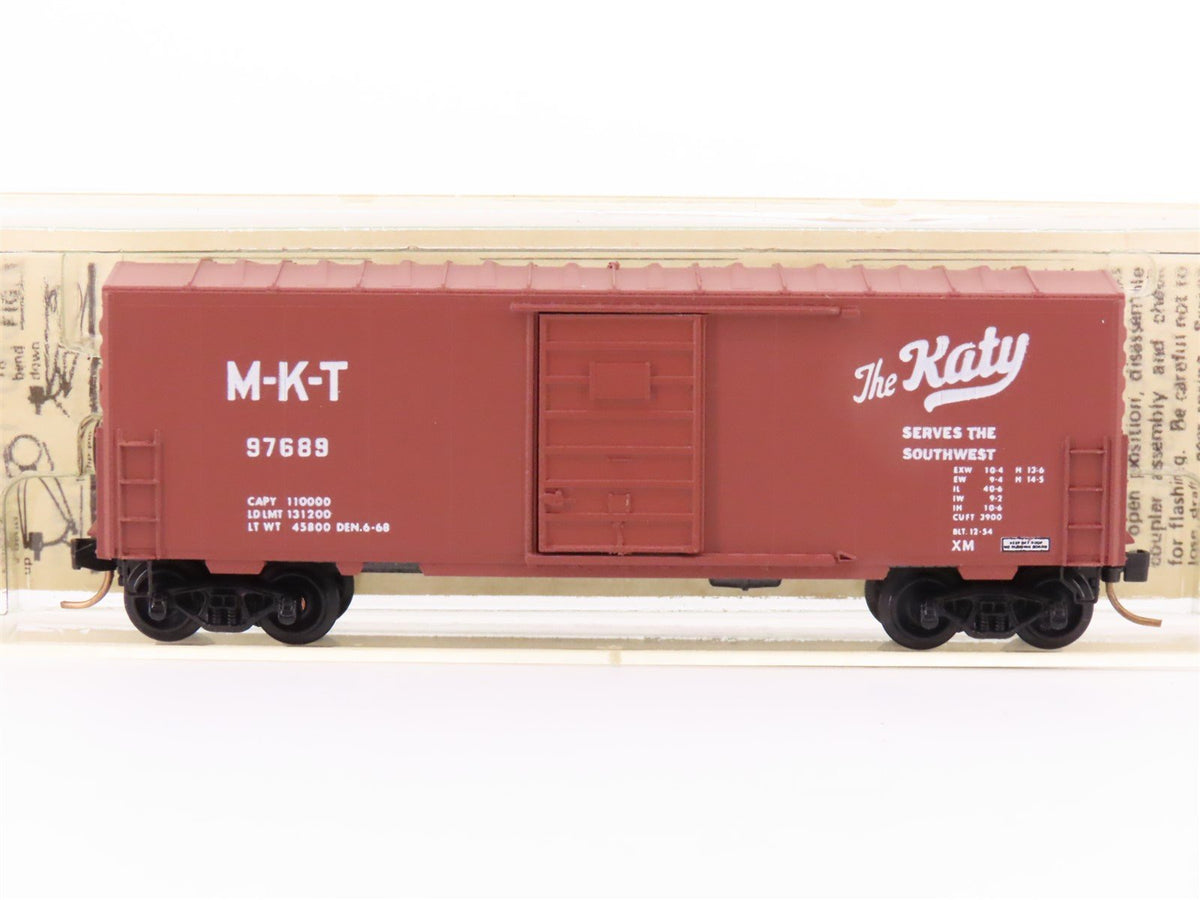 N Scale Kadee Micro-Trains MTL 24060 M-K-T Katy Railroad 40&#39; Box Car #97689