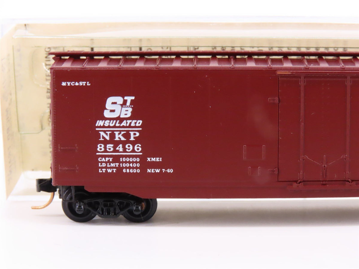 N Scale Kadee Micro-Trains MTL 32080 NKP Nickel Plate Road 50&#39; Box Car #85496