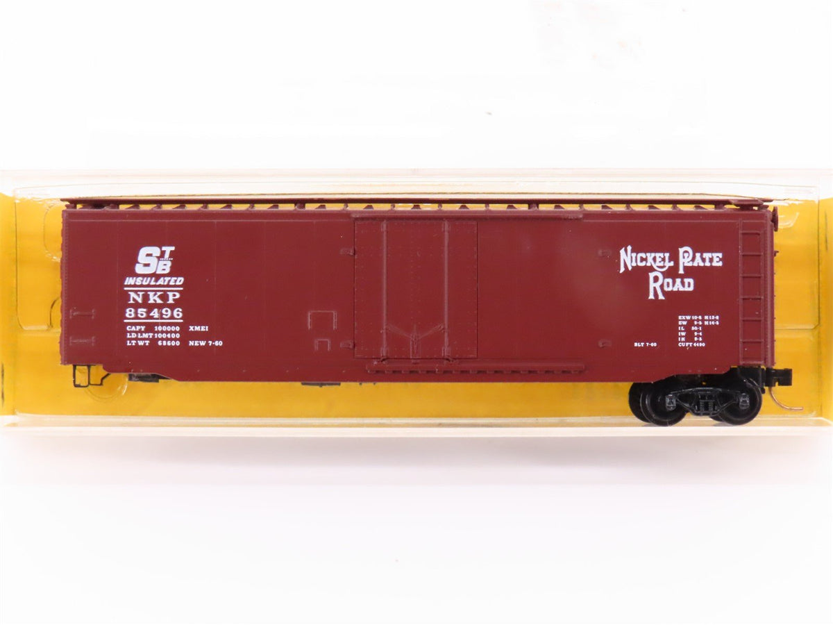 N Scale Kadee Micro-Trains MTL 32499-1 NKP 50&#39; Box Car #85496 - Blue Label