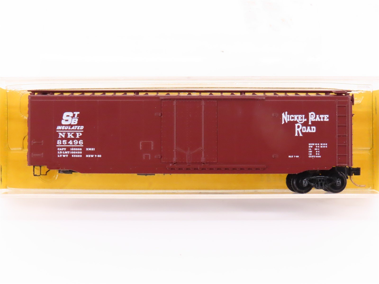 N Scale Kadee Micro-Trains MTL 32499-1 NKP 50' Box Car #85496 - Blue Label