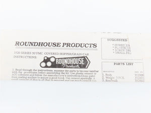 HO Roundhouse Kit #3523 CNW Chicago & North Western 3-Bay Covered Hopper #178614