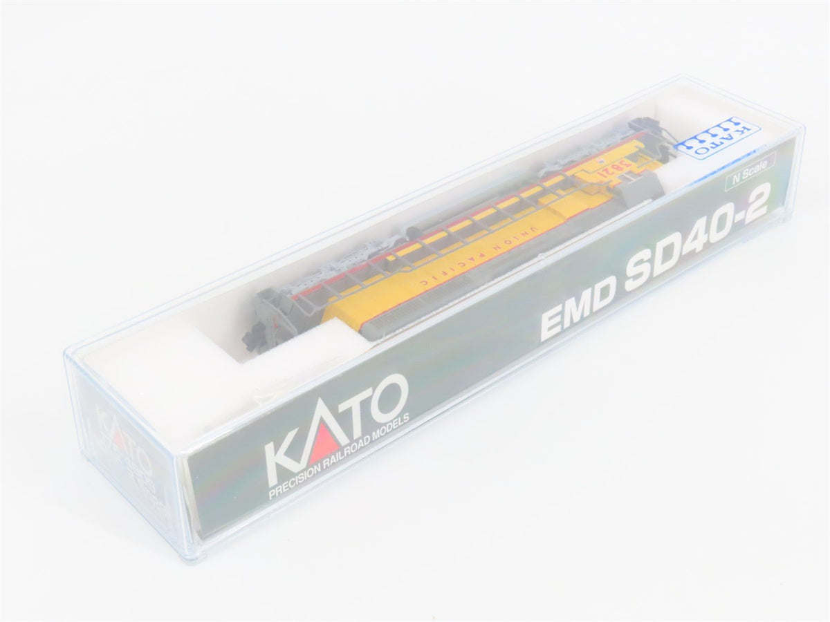 N Scale Kato 176-4909 UP Union Pacific SD40-2 Snoot Diesel Locomotive #3821