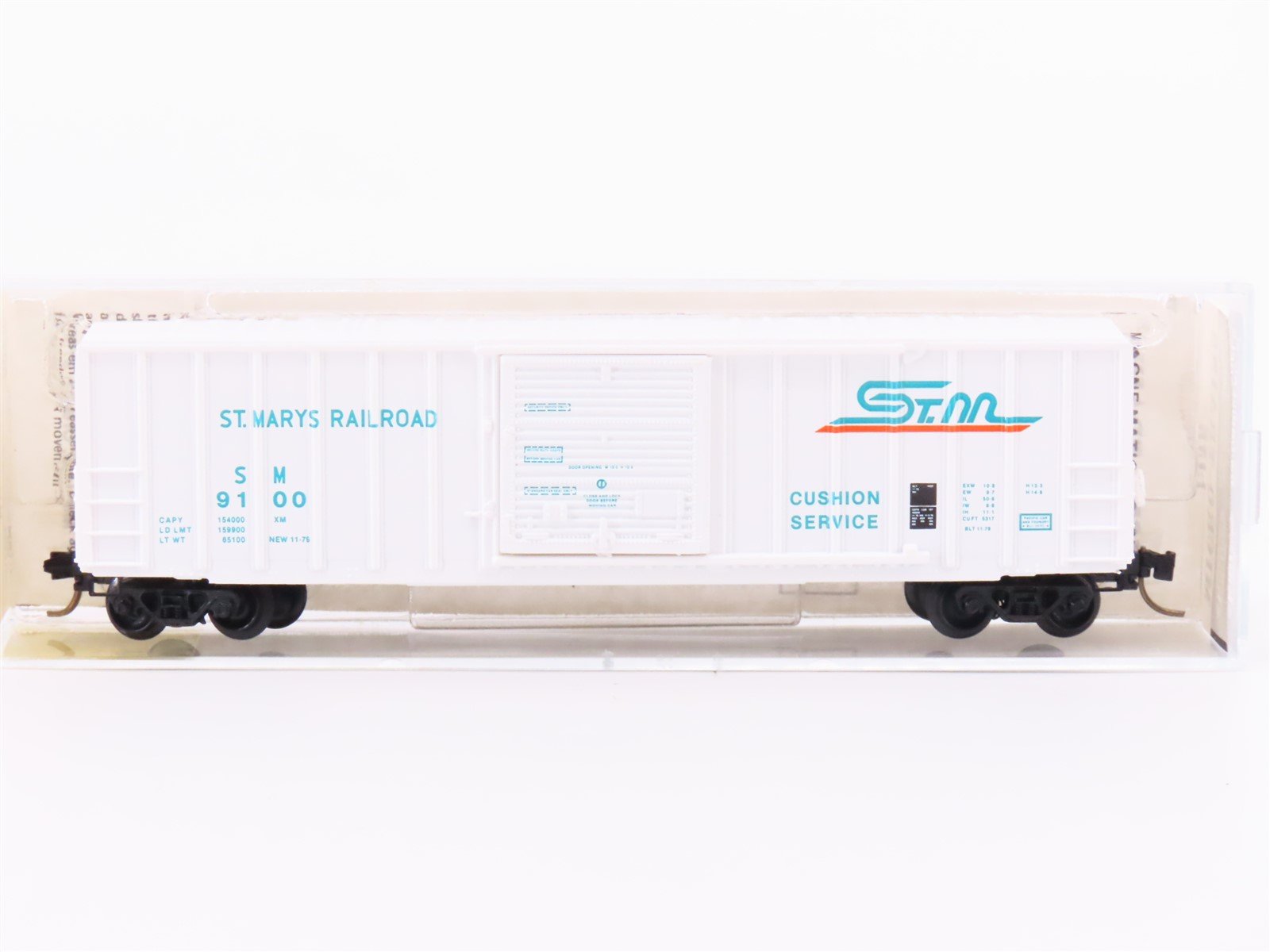 N Scale Kadee Micro-Trains MTL 25300 SM St Mary's Railroad 50' Box Car #9100