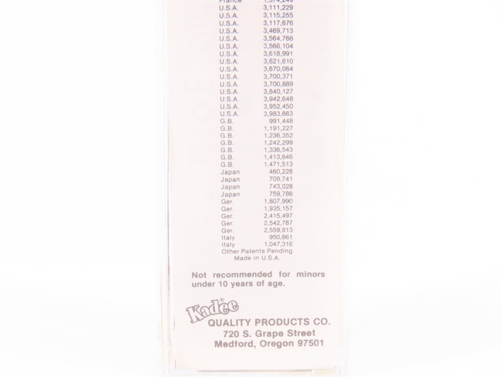 N Scale Kadee Micro-Trains MTL 25300 SM St Mary's Railroad 50' Box Car #9100