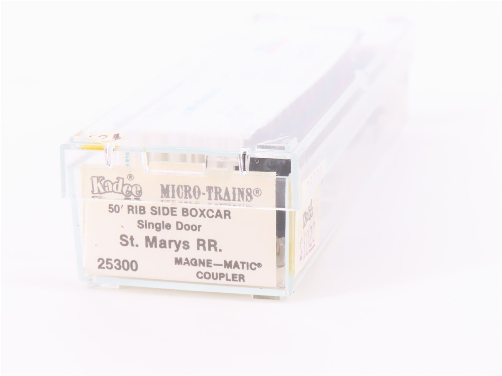 N Scale Kadee Micro-Trains MTL 25300 SM St Mary's Railroad 50' Box Car #9100