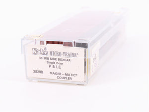 N Scale Kadee Micro-Trains MTL 25290 P&LE Pittsburgh & Lake Erie Box Car #6189