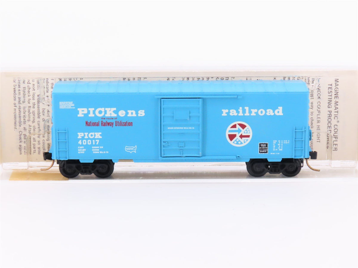 N Scale Kadee Micro-Trains MTL 24140 PICK Pickens Railroad 40&#39; Box Car #40017