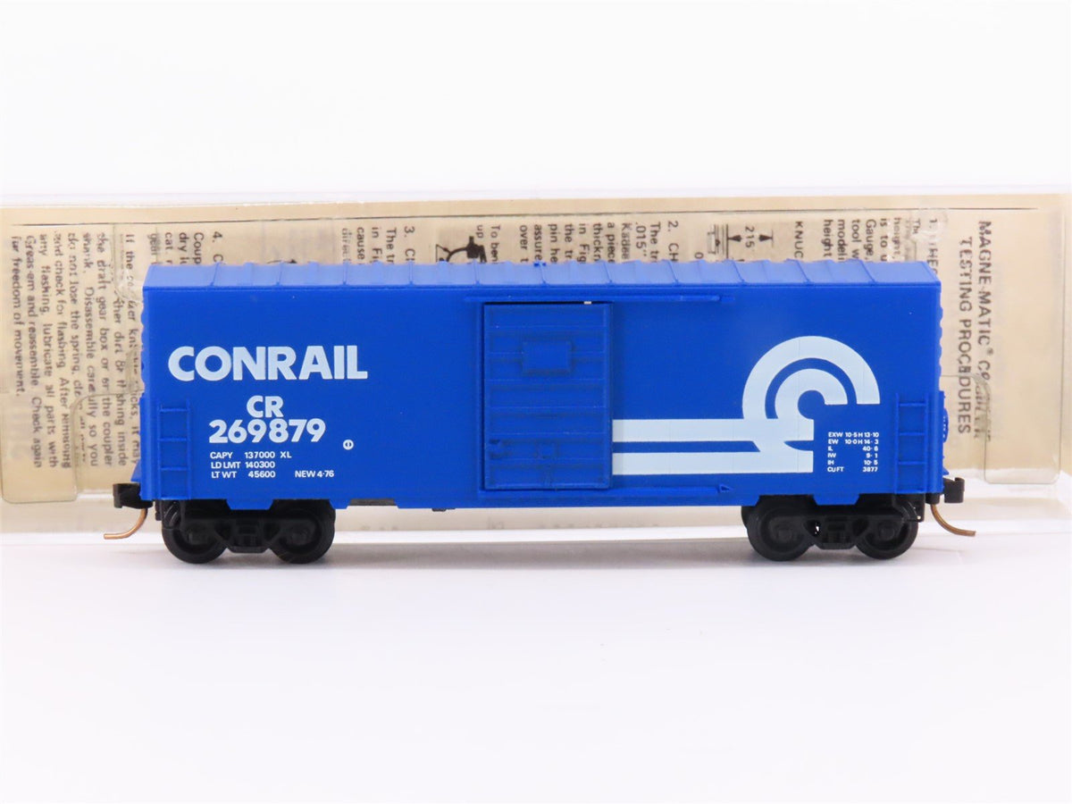 N Scale Kadee Micro-Trains MTL 24130 CR Conrail Railroad 40&#39; Box Car #269879