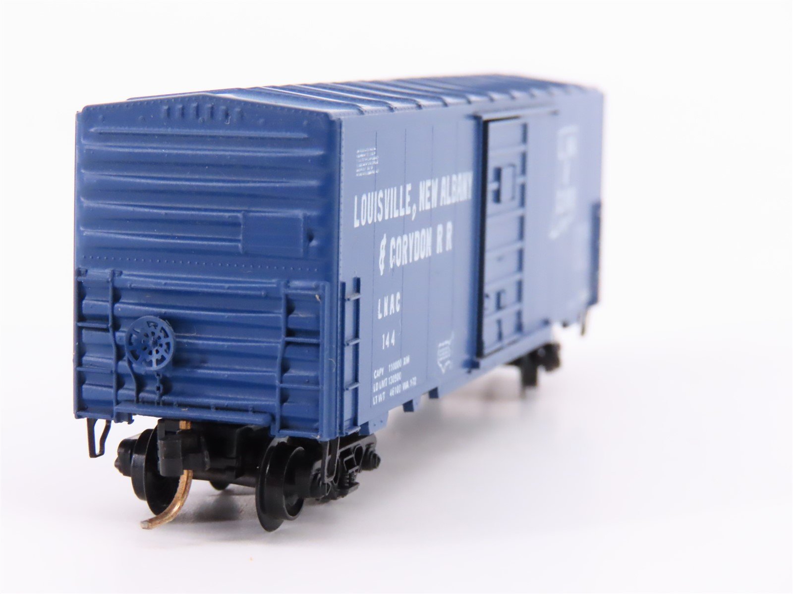 N Scale Kadee Micro-Trains MTL 24314 LNAC Railroad 40' Box Car #144 - Blue Label