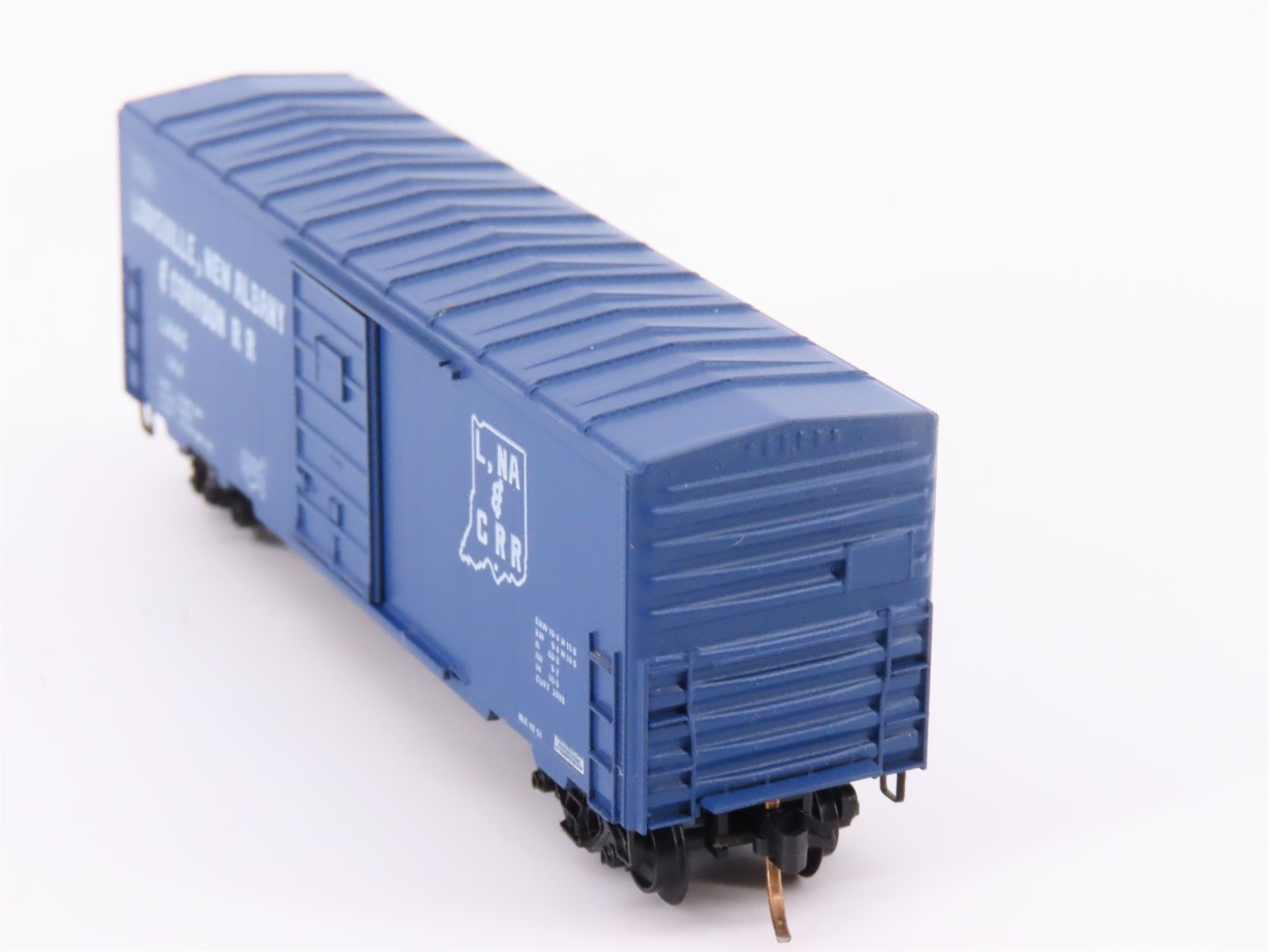 N Scale Kadee Micro-Trains MTL 24314 LNAC Railroad 40' Box Car #144 - Blue Label