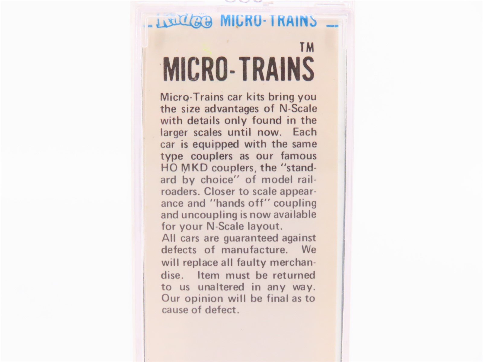 N Scale Kadee Micro-Trains MTL 24314 LNAC Railroad 40' Box Car #144 - Blue Label