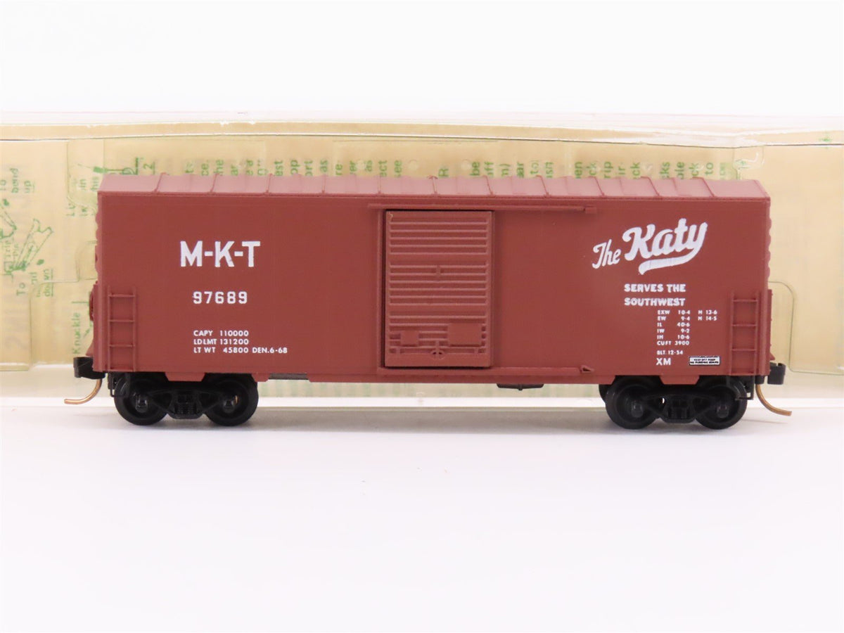 N Scale Kadee Micro-Trains MTL 24229 M-K-T Katy 40&#39; Box Car #97689 - Blue Label