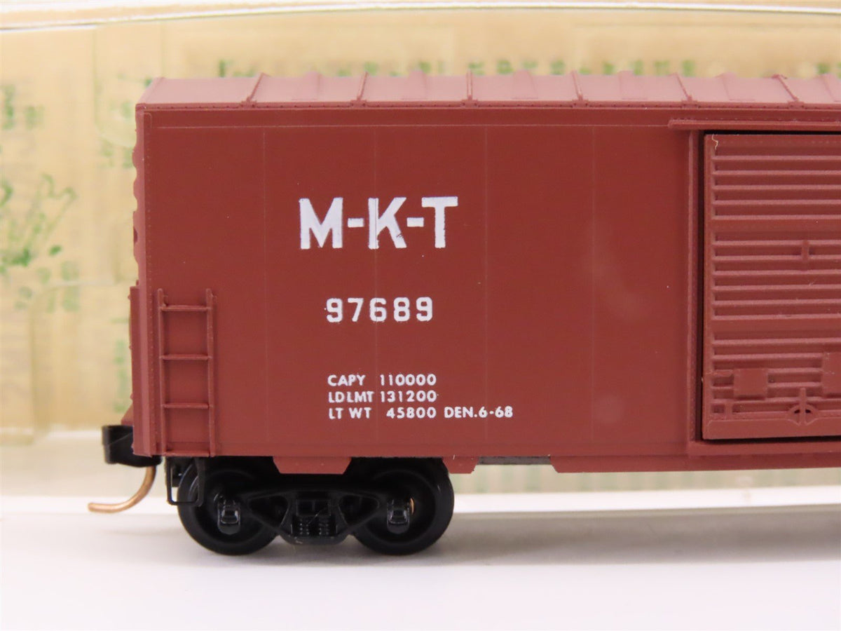 N Scale Kadee Micro-Trains MTL 24229 M-K-T Katy 40&#39; Box Car #97689 - Blue Label