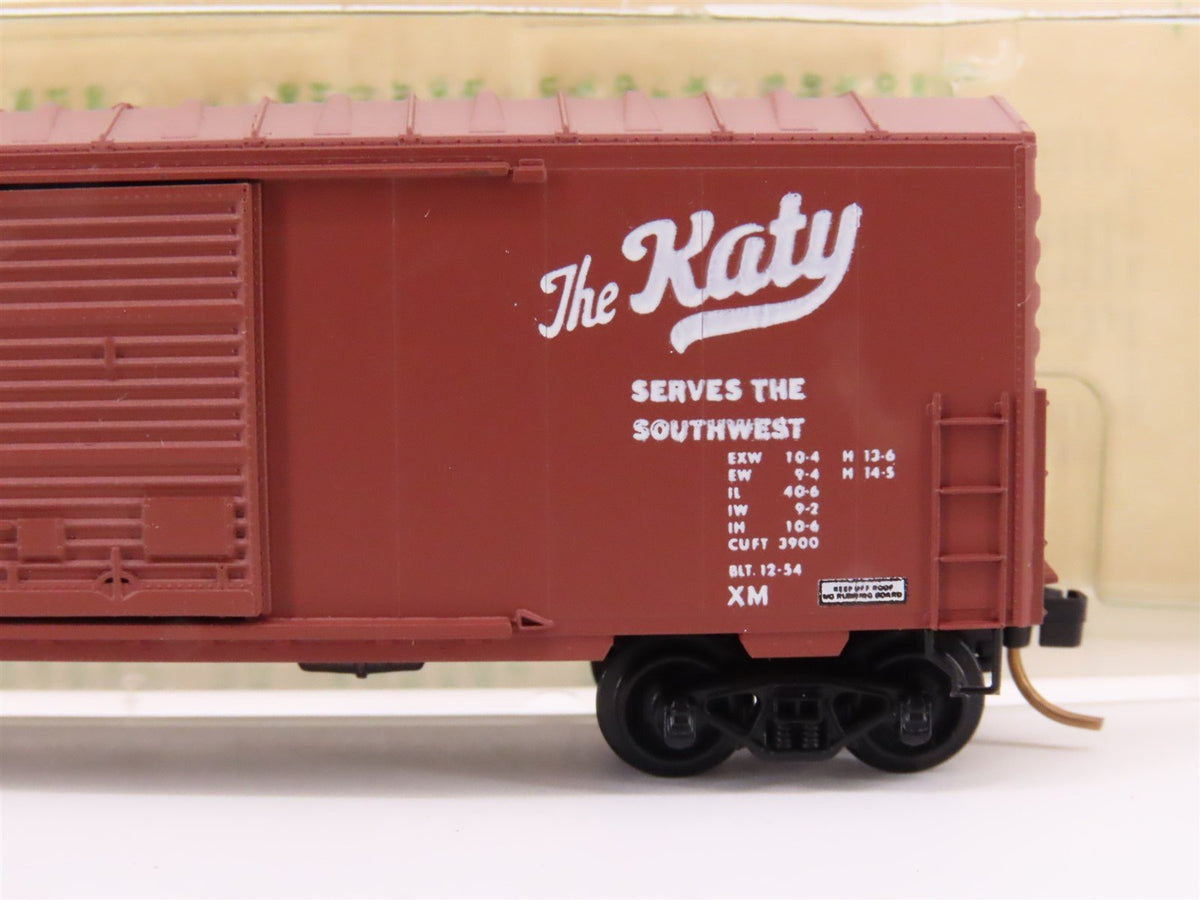 N Scale Kadee Micro-Trains MTL 24229 M-K-T Katy 40&#39; Box Car #97689 - Blue Label