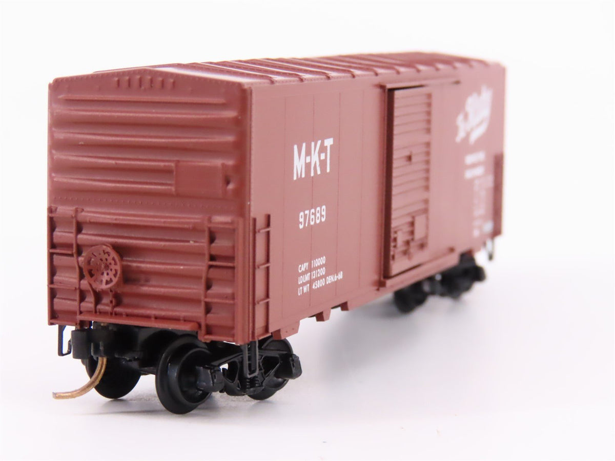 N Scale Kadee Micro-Trains MTL 24229 M-K-T Katy 40&#39; Box Car #97689 - Blue Label