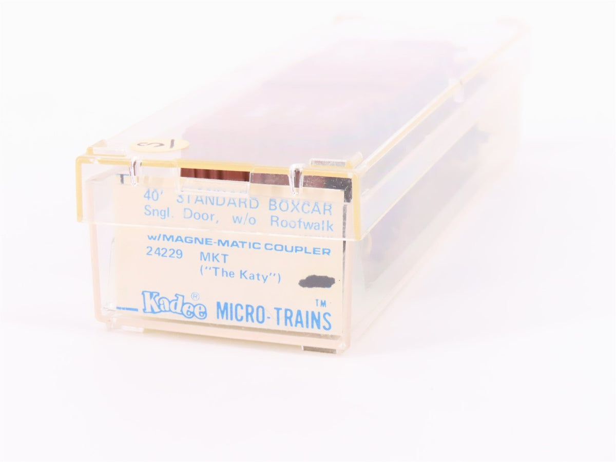 N Scale Kadee Micro-Trains MTL 24229 M-K-T Katy 40&#39; Box Car #97689 - Blue Label