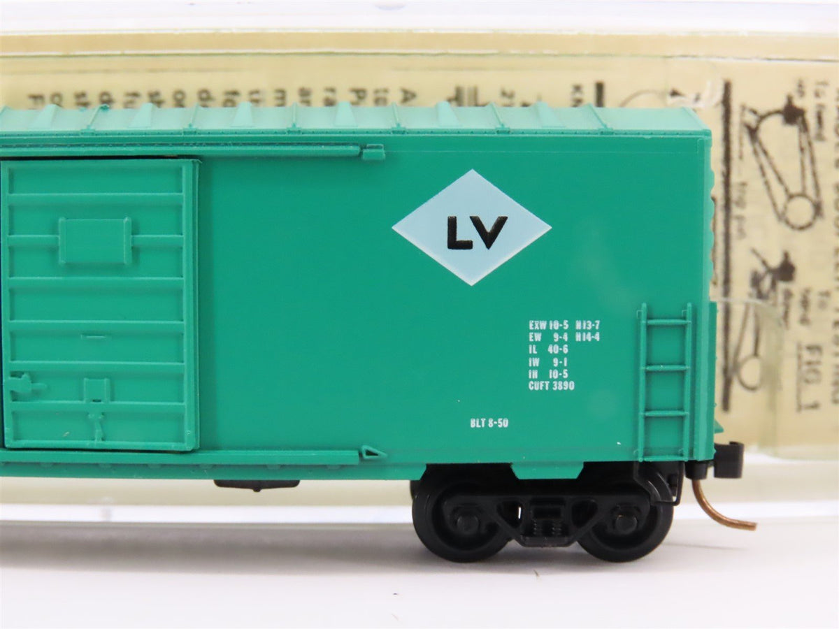 N Scale Kadee Micro-Trains MTL 24020 LV Lehigh Valley 40&#39; Box Car #66201